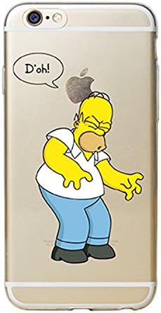 'Case Cover Rigida Homer Apple Head Iphone 7/7S Plus (5.5 ") of Cartoon For Apple iPhone 7 7S Plus