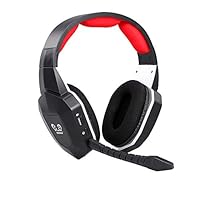 Cigooxm HW-N9U Wireless Gaming Headset 2.4GHz Optical Gaming Headphone Virtual 7.1 Channel Surround Sound Gaming Headset for PS4/PC/Mac