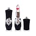 Flower Crystal Jelly Lipstick Color Changing Lip Gloss, Staron Long Lasting Makeup Lip Balm Magic Temperature Change Moisturizer Bright Lip Stick with Flower Cheap (B)