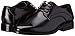 Stacy Adams Carmichael Plain Toe Lace-up Uniform Oxford Dress Shoe (Little Kid/Big Kid),Black,1 M US Little Kid