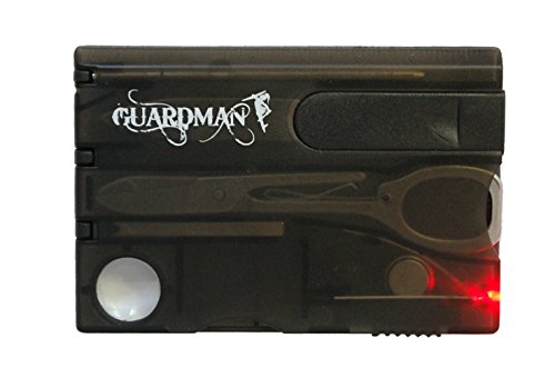 Valentines Day Gift for Men Guardman Credit Card Tool Survival Card Knife with LED Light Pocket Tool Kit Valentines Day Gifts for him