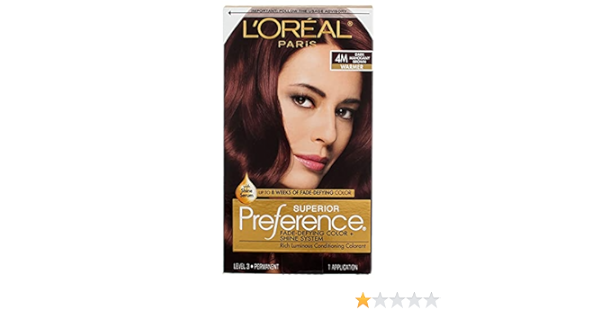 wallpapers Loreal Preference Hair Color Dark Mahogany Brown 4M l oreal preference permanent haircolor