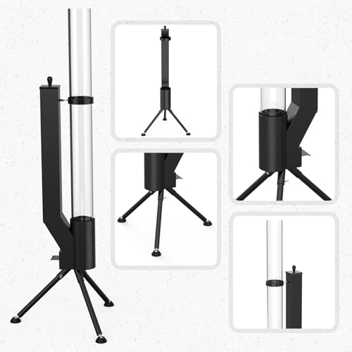 onlyfire Pellet Torch - Garden Fireplace - Outdoor Fireplace for Patio - Outdoor Fire Pit Heater - Outdoor Garden Fire Pit - Pellet Stove