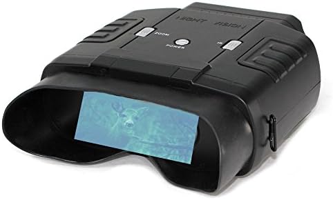 FISHTEC ® Night Vision Binoculars - Night Vision up to 60 m and Day Vision up to 400 m - 6x Zoom