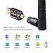 USB Wifi Adapter, AMBOLOVE AC600Mbps Wireless Wifi Dongle Dual Band(2.4G/150Mbps+5G/433Mbps) 802.11N/G/B Antenna Network Lan Card for PC Desktop Laptop Support Windows 10/8.1/8/7/XP/Vista/Mac OS/Linux