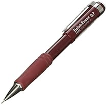 Pentel Automatic Pencil with Twist Eraser, 0.7 mm, Burgundy (QE517B)