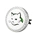 JAOYU Car Essential Oil Diffuser Aromatherapy, 30MM Stainless Steel Diffuser Locket Vent Clip Air Freshener with 8 Felt Pads