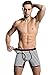 KEFITEVD Men's Breathable Cotton Underwear No Ride up Classic Stripe Soft Boxer Briefs