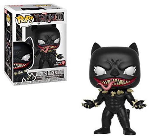 Funko Pop Marvel: Venom - Venomized Black Panther Collectible Figure, Multicolor