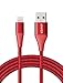 Anker Powerline+ II Lightning Cable (6ft), MFi Certified for Flawless Compatibility with iPhone X/8/8 Plus/7/7 Plus/6/6 Plus/5/5S and More(Red) primary