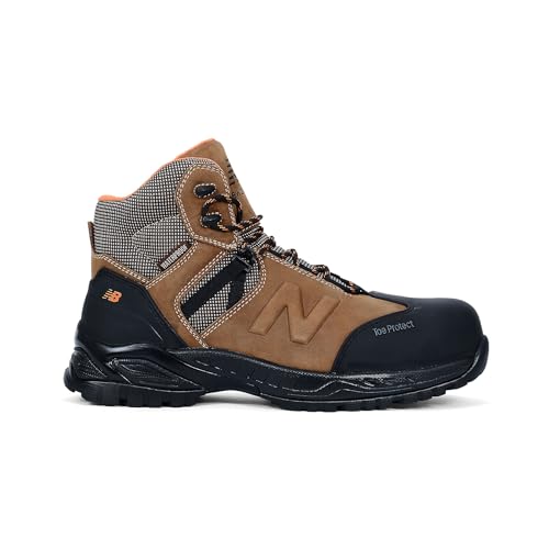 New Balance Allsite Composite Toe Work Boots for Men - Waterproof, Non-Slip Saf…