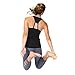 Max Threads Women’s Racerback Tank Top - Workout Top with Built-in Bra and Removeable Modesty Cups, Black, Large