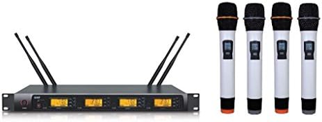 Brand New Professional 4 Channels UHF Wireless Karaoke Microphone System