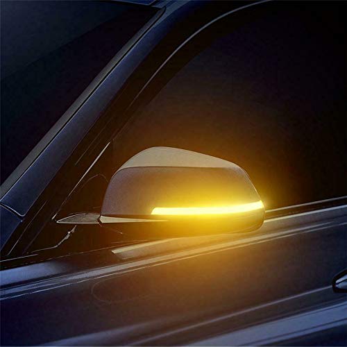 Smoked Side Mirror Sequential LED Turn Signal Lights for BMW 1/2/3/4 Series F20 F33 F30 F32 X1 i3