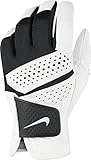Nike 2016 Tech Extreme VI All Weather Golf Gloves Leather Palm Mens Left Hand White/Black Large