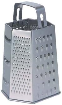 Faringdon 21.5cm Stainless Steel Hexagonal Grater, White