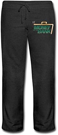 Oiosx Women¡¯s WWE Money In The Bank Sweatpants Black