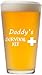 Daddy's Survival Kit, Funny 16 oz Pint Glass, Permanently Etched, Gift for Dad, Co-Worker, Friend, Boss, Christmas, New Dad Gift, First Father's Day, PG14