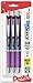 Pentel EnerGel Deluxe RTX Needle Retractable Gel Ink Pens, Medium, Violet, 3 Pack (BLN77BP3V)
