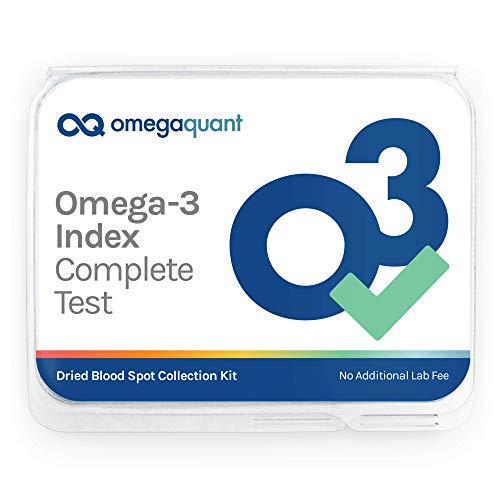 Omega Quant Omega3 Index Complete Complete Fatty Acid Profile Blood Test Kit Includes