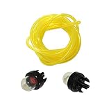 Poweka New Pack of 2feet Fuel Line + 2pcs Primer Bulbs for Ryobi Homelite Toro Craftsman Troy Bilt