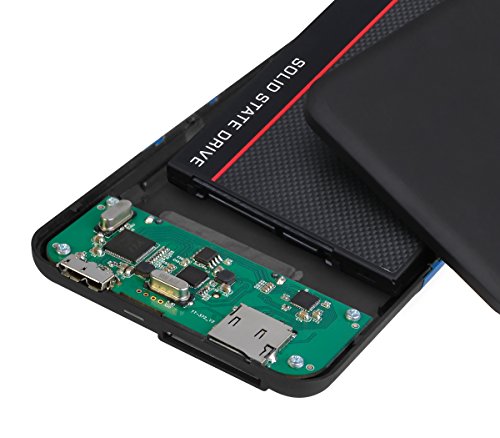 image for Siig JU-SA0S12-S1 USB 3.0 to SATA Hard Drive with SD Reader, Storage E