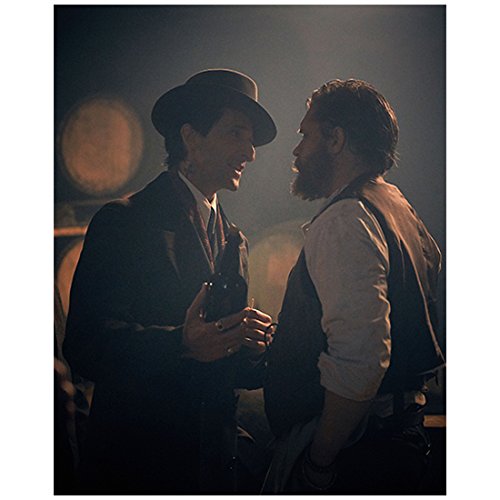 Peaky Blinders Adrien Brody as Luca Changretta Speaking Closely to Tom Hardy as Alfie Solomons 8 x 10 Inch Photo
