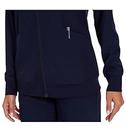 COZYFIT Scrub Jackets for Woman, Zip Front Nurse