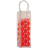 Chill It - Wine Bag Beer Bottle Cooler & Ice Chiller Freezable Carrier (Red)