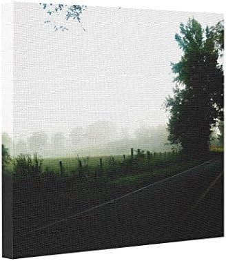 Vlacom Gallery Wrapped Canvas Beach Canvas Prints Early Morning Road