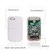 Wireless Doorbell with 1 Remote Button Operating at over 900-feet Range with over 36 Chimes, 4-Level Volume, No Batteries Required for Receiver (White) by Wizvv