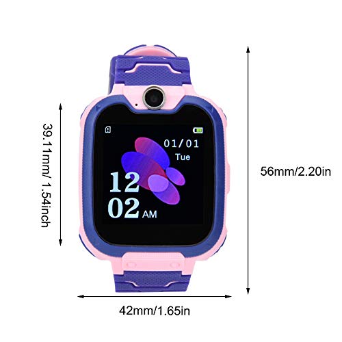 Kid Phone Watch Noodoproep Multifunctionele wekkerhorloge Smart Kid Watch(Roze) - Image 4