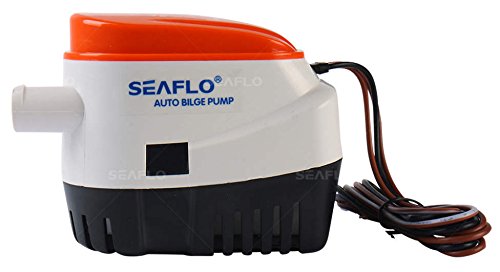 SEAFLO Automatic Submersible Boat Bilge Water Pump 24v 750gph Auto with Float Switch
