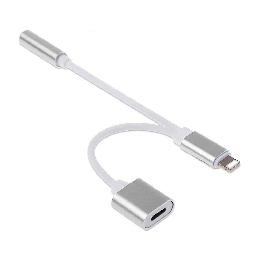 iPhone Charger Headphone Jack Split Adapter Cable for 7 8 10 X Plus High Quality 721968276275 | eBay