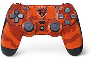 Skinit Decal Gaming Skin Compatible with PS4 Controller - Officially Licensed NFL Chicago Bears Double Vision Design