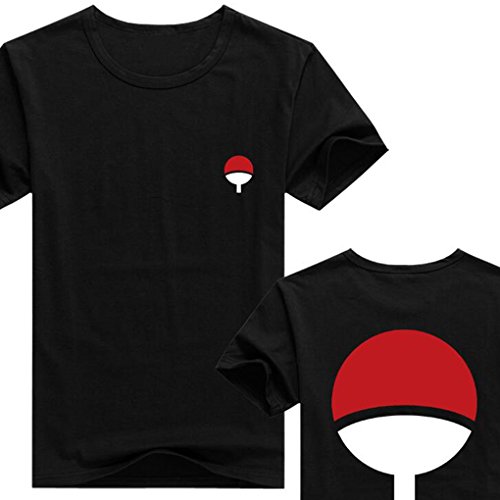 Poetic Walk Mens Naruto cosplay Daily Use Tshirt Tee