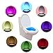 Comwinn Colorful Motion Sensor Toilet Night Lights, 1-Pack