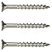 #8 Deck Screws, Select Length in Listing, 18-8 Stainless Steel, Square Drive, Type 17 Wood Cutting Point, Quantity 100 (#8 x 1