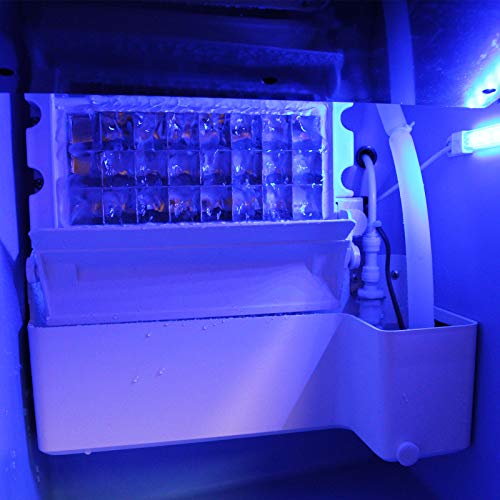 Eiswürfel-bereiter Maschine, Eiscrusher, Maschine aus Edelstahl, Geschäftliche Maschine, Ideal für Restaurants, Cafés… – Bild 7