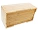 Le Juvo Bamboo Tissue Box Cover - Holds Most Rectangular Tissue Boxes, Modern Look and Finish - Wood Carved Design - 9.45 x 4.92 x 3.74 Inches