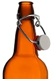 CASE OF 12 - 16 oz. EZ Cap Beer Bottles - AMBER, Garden, Lawn, Maintenance