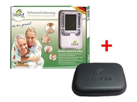 SaneoTENS + Case * Schmerzlinderung * deutsche Markenqualität * Medizinprodukt * Tensgerät