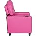 Best Choice Products Kids Furniture Recliner Chair with Cup Holder- Pink