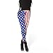 Ensasa Women'S Fashion Digital Print American Flag USA Spandex Strenchy Leggings (Small, As Picture)