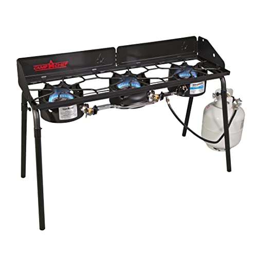 Camp Chef Explorer 14-3-Burner Propane Camp Stove, 90,000 Total BTUs