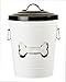 Amici Pet, , Zentangle Pet Food Large Metal Storage Bin, Dog, 17 lb Capacity, Small