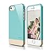 iPhone SE case, elago® [Glide-Limited][Coral Blue/Champagne Gold] - [Mix and Match][Premium Armor][True Fit] - for iPhone SE/5/5S