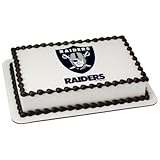 Oakland Raiders Licensed Edible Cake Topper #4579