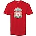 Liverpool Football Club Official Soccer Gift Mens Crest T-Shirt