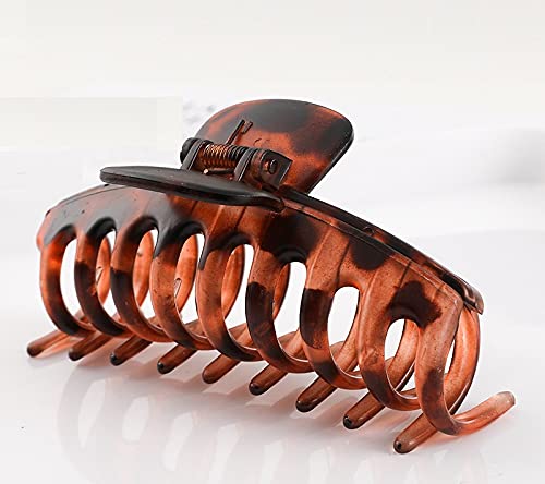 Har London Fashion Hair Claw Clips Non Slip Hair Claws for Thick and Thin Hair Colourful Matte Big Jaw Clips for Wavy Straight and Curly Hair for Women and Girls (S103-14#)